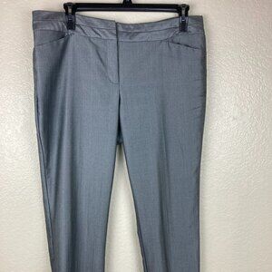 Worthington Modern Fit Women's Gray Dress Pants Sz 16P